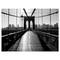 Designart - Dark Brooklyn Bridge - Cityscape Photo Canvas Print